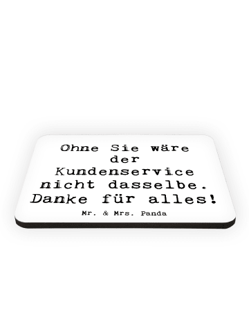 Mr. & Mrs. Panda Fridge Magnet Spruch Kundendienstmitarbeiter Da... in Weiß