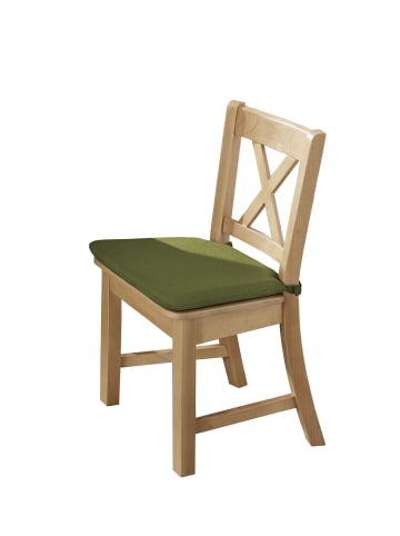 58 aufm Kessel ESSZIMMERSTUHL (2er-Set) Deborah Massivholz 47 x 53 x 90 Buche/Grün