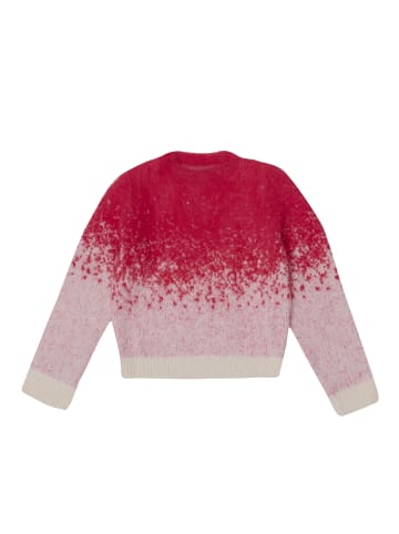 KOROSHI Weicher Jacquard-Strickjersey für Mädchen in FUCSIA / FUCHSIA