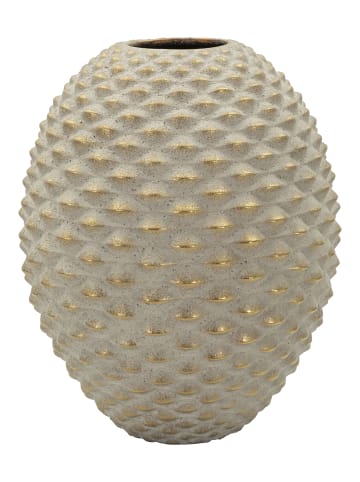 Mauro Ferretti Beige Keramikvase Ø 29,5 x 36 cm