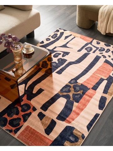 Beliani Kurzflor INHISAR in Bunt - (W) 140 x (L) 200 cm