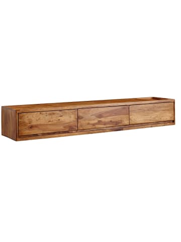 FineBuy TV- und Lowboards in Braun / Sheesham / 160x35x25