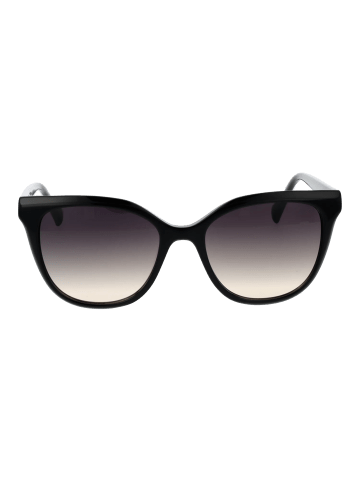 Bulget Frauen Sonnenbrille Trapezförmig Schwarz