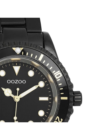 Oozoo Analog-Armbanduhr Oozoo Timepieces schwarz mittel (ca. 36mm)