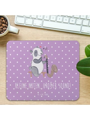 Mr. & Mrs. Panda Mauspad Bassklarinette Sound mit Spruch in Lavendeltraum