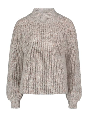 CARTOON Strickpullover mit Turtle Neck in Weiß/Camel