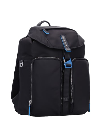 Piquadro PQ-RY Rucksack RFID 39 cm Laptopfach in black