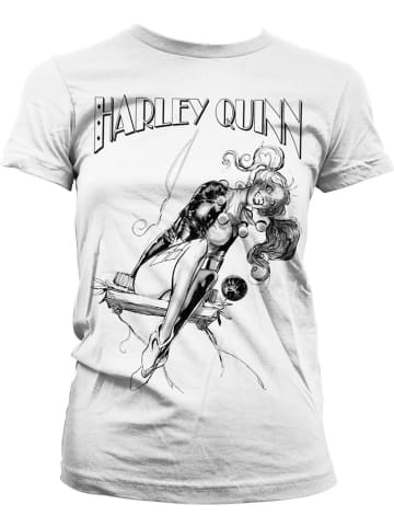DC Commics Harley Quinn Shirt in Weiß