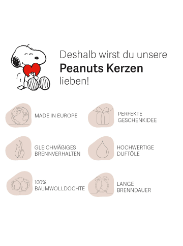 Peanuts Duftkerze Peanuts™ "Be Happy"