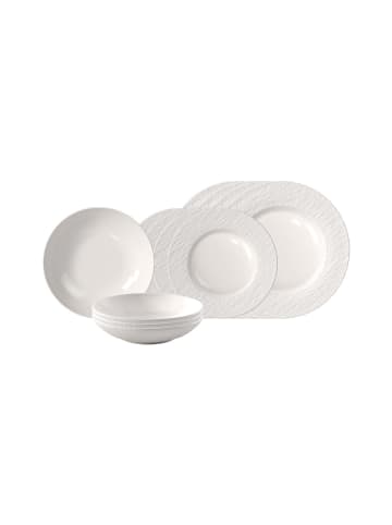 Villeroy & Boch 12-tlg. Tafelservice Manufacture Ice in in weiß