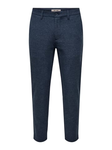 Only&Sons Stoffhose / Chino ONSMARK SLIM BRUSH PIQUE slim in Blau