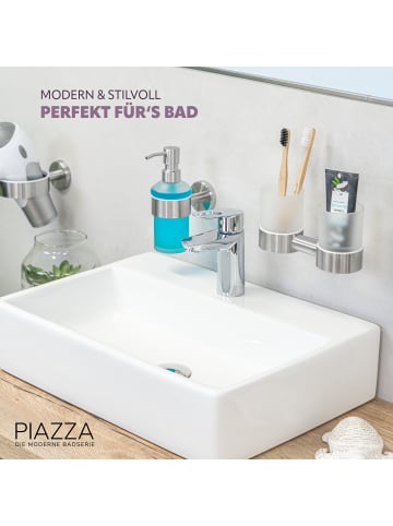 bremermann Bad-Serie PIAZZA - Doppel-Glasbecherhalter ca. 17,5 x 10,5 x 11 cm (B/H/T)