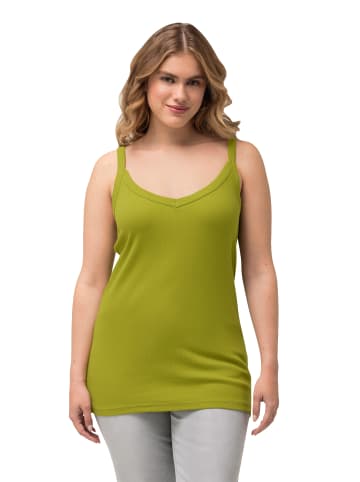 Ulla Popken Strick-Top in classic apfelgrün