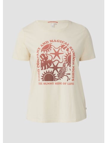 QS T-Shirt in 08D1_beige