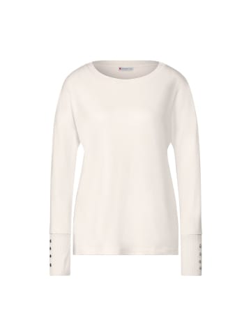Street One Langarmshirt in lucid white