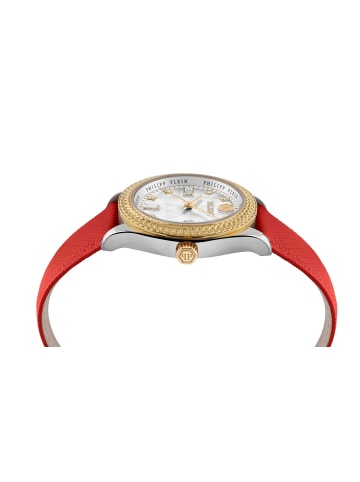 Philipp Plein Analoguhr für Damen in rot