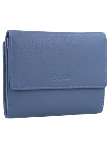 Esquire Viktoria Geldbörse RFID Leder 12 cm taubenblau