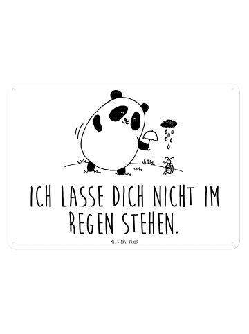 Mr. & Mrs. Panda tafel Panda ZuMenschmenhalt mit Spruch in Weiß