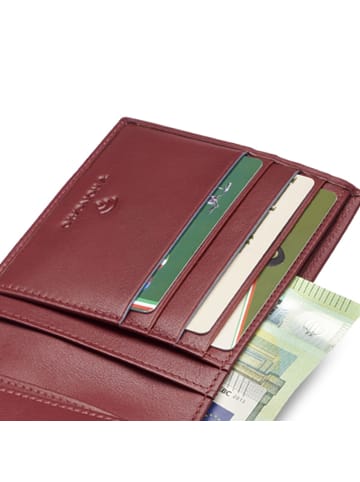 Roncato Detroit Geldbörse RFID Schutz Leder 12 cm burgundy