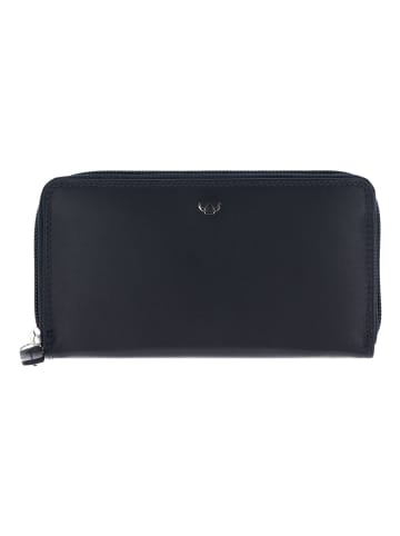 Golden Head Polo Geldbörse RFID Schutz Leder 15.5 cm marineblau