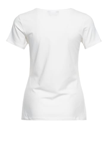 Queen Kerosin Queen Kerosin T-Shirt mit Frontprint und Rundhalsausschnitt Gearhead in offwhite