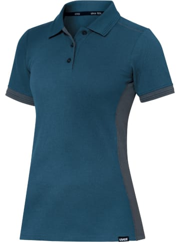 Uvex Polo "Poloshirt Suxxeed Industry" in Blau