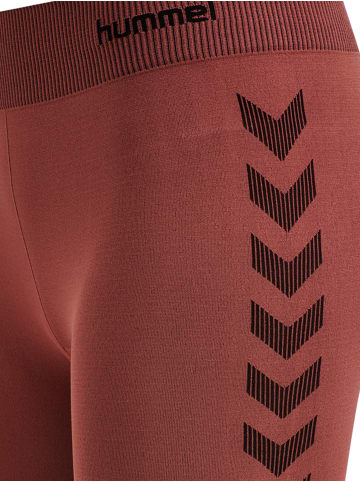 Hummel Leggings Hmlfirst Seamless Training Tight Women in MARSALA