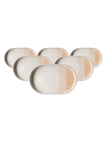 Ritzenhoff & Breker 6er Set Servierplatten Trio in 20 x 13 cm in Braun