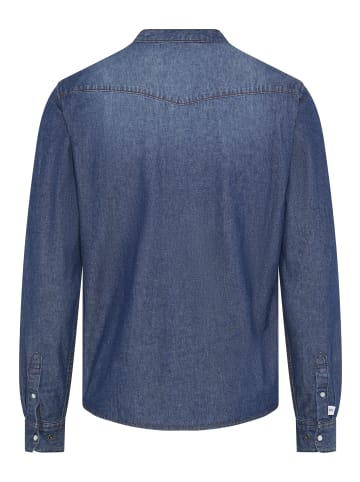 Delmao Jeanshemd in dark blue used