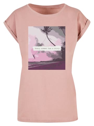 Merchcode Merchcode T-Shirts in duskrose