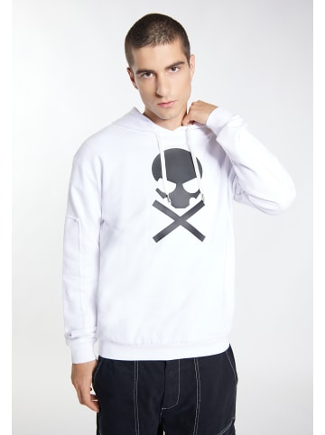 TUFFSKULL Hoodie in Weiss