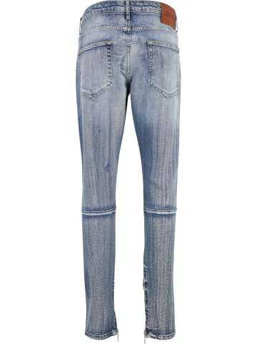 2Y Premium Straight Fit in blue