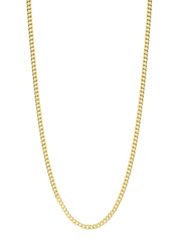 Adeliás Unisex Halskette – Panzerkette aus 333 Gold 50 cm in gold
