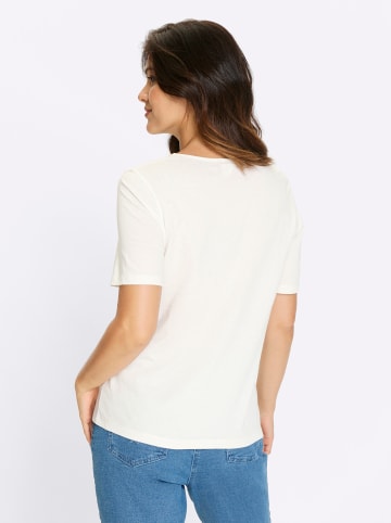 Sieh an! Trachtenshirt in ecru-altrosa