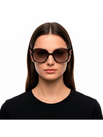 Carolina Herrera Sonnenbrille in Brown