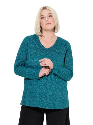 Ulla Popken Longshirt in meer blau