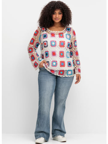 sheego by Joe Browns Strickpullover in offwhite