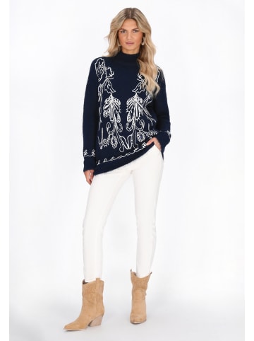 usha FESTIVAL Sweater in navy