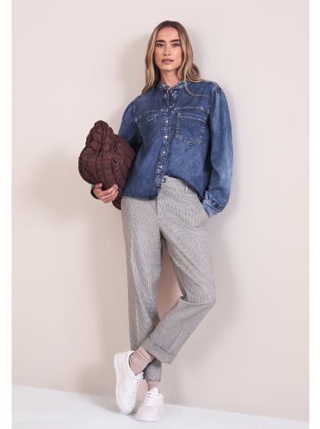 Street One Denim-Blusenkleid in Medium Blue Soft Washed