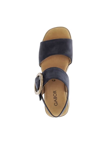 Gabor Plateau Sandaletten in Blau