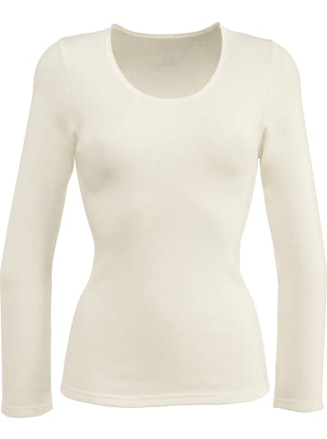 Con-ta Angora, Wolle Unterhemd, langarm in natur