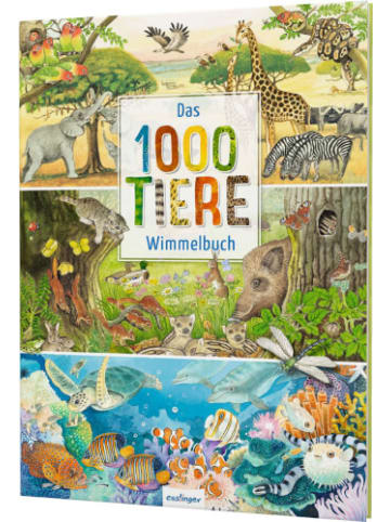 THIENEMANN Das 1000 Tiere-Wimmelbuch, 3-7 Jahre