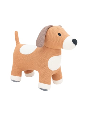 Crochetts XXL Hunde-Kuscheltier in Braun – (B)75 x (H)58 x (T)32 cm