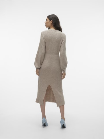 Vero Moda Strickkleid in Silver Mink