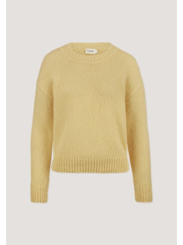 Hessnatur Hessnatur Strick Pullover Relaxed aus Alpaka mit Bio-Baumwolle in jojobagelb