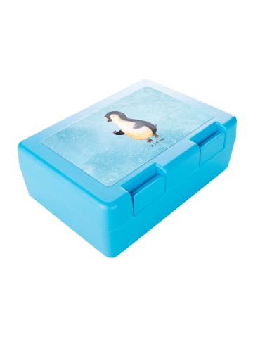 Mr. & Mrs. Panda Brotbox Pinguin Marienkäfer ohne Spruch in Eisblau