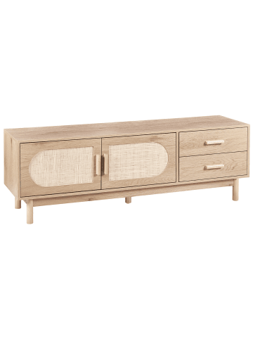 Beliani TV-Möbel COSTELLO in Braun - (W) 150 x (H) 50 x (L) 40 cm