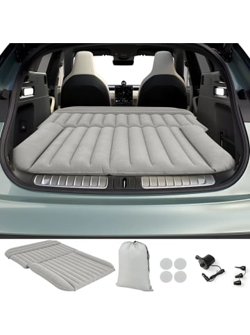 COSTWAY 190 x 130 cm SUV Luftmatratze doppelseitig in Grau