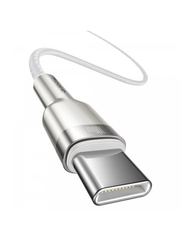 Baseus Baseus Cafule Series Metal Data USB-C / USB-C PD QC in Weiß