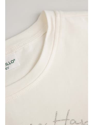 Coccodrillo T-Shirt mit kurzen Ärmeln in ecru